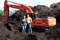 Denise and Mark Houghtaling, owners of MW Horticulture Recycling